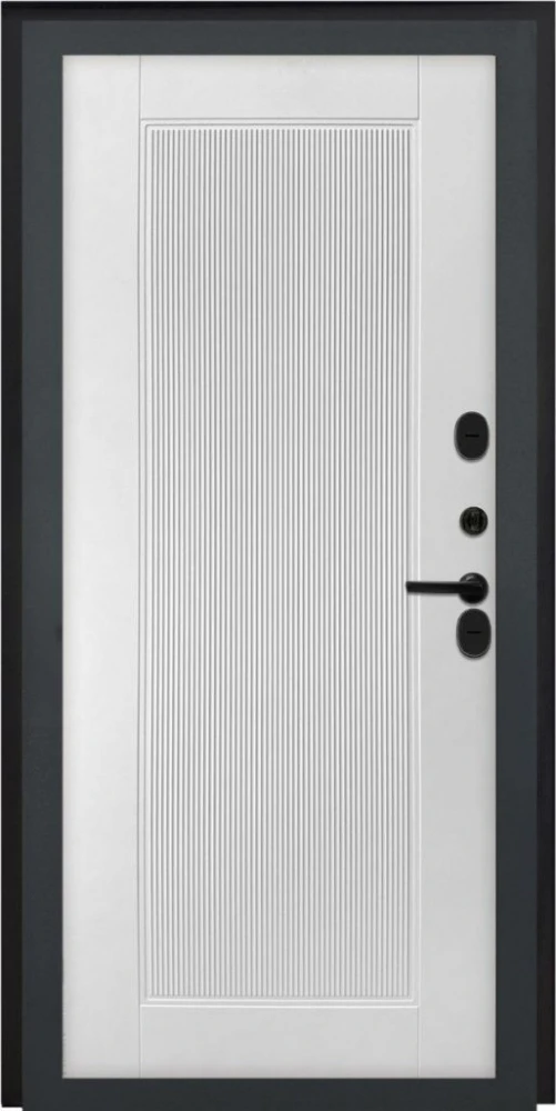 Входная дверь ДвериПРО Берген ПВХ 10мм Астрод Velutto Bianco DPRO200381 внутренняя сторона