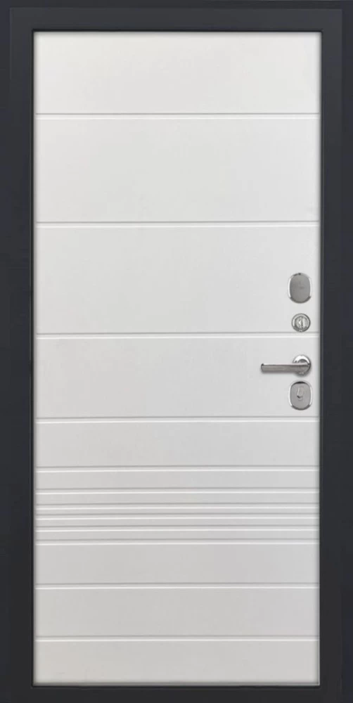 Входная дверь ДвериПРО L-45 ФЛ-700 (10мм, ясень белый) DPRO195457 внутренняя сторона